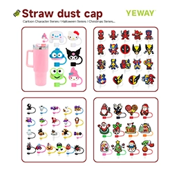 Custom Stainless Steel Tumbler Mug Replacement Straw Dust Cover for Tumblers